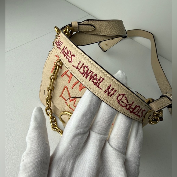 Coach x Basquiat Crossbody Shoulder Bag 6892 - Limited Edition Pebble Leather - Picture 7 of 16